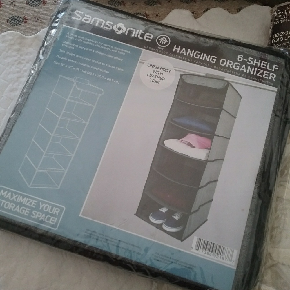 Brand new Hanging Organizer 6-Shelf